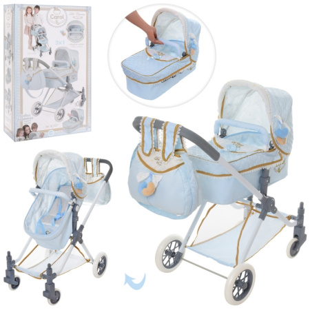 фото Детская кукольная коляска 3в1 DeCuevas 80727 классика