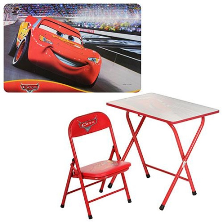 фото Детская парта DT 18 C столик со стульчиком Тачки