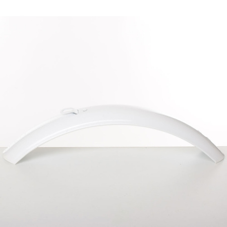 фото Крыло переднее для велосипеда 14 дюймов FM-14W стальное (белое)