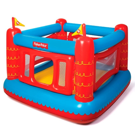 фото Надувной игровой центр Bestway 93504 крепость Fisher-Price (175-173-135 см)
