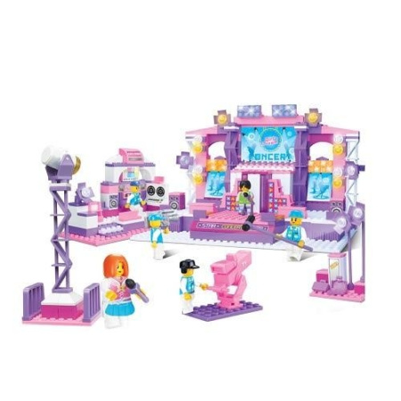 фото Конструктор "Розовая мечта", Съемочная площадка (430 дет) SLUBAN 620064 / M38 B 0255