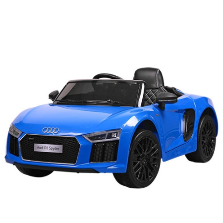 фото Детская машина Audi R8 Spyder JJ2198EBLR-4 с кожаным сиденьем и пультом (синяя) фото Детская машина Audi R8 Spyder JJ2198EBLR-4 с кожаным сиденьем и пультом (синяя)