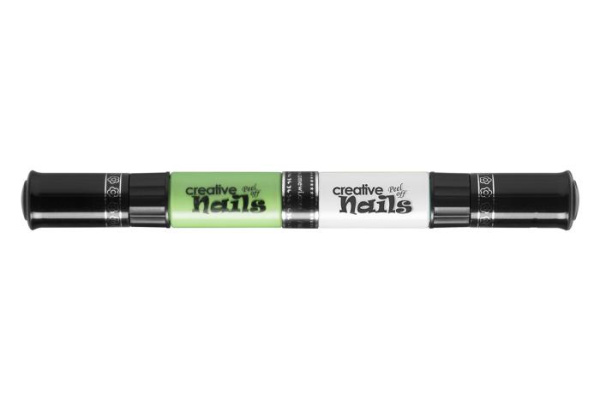 Детский лак-карандаш для ногтей Malinos Creative Nails на водной основе (2 цвета Морской волны + Белый)