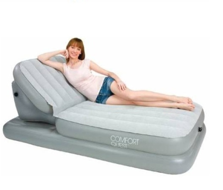фото Надувная кровать-диван BestWay Comfort Ques 67386 с поднимающейся спинкой