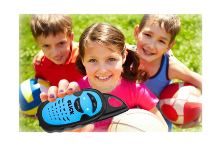 фото Рации детские CLICK "Справжні рації" 2шт на 1км (желтый+голубой)