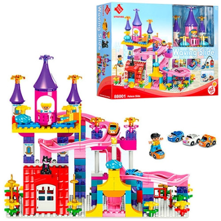 фото Детский конструктор 88001 замок парк развлечений (162 детали)