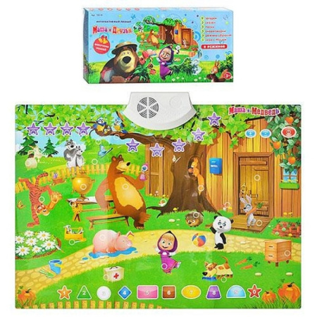 фото Обучающий плакат Маша и Медведь 7051 R (9 режимов)