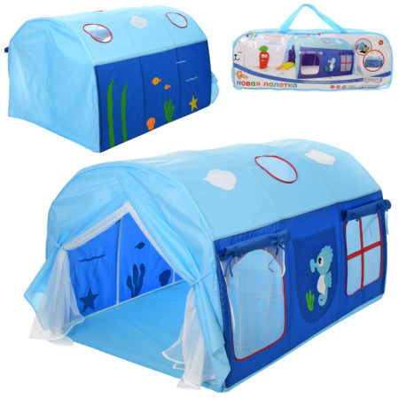 фото Детская палатка-домик на колышках M 3795 Морское царство