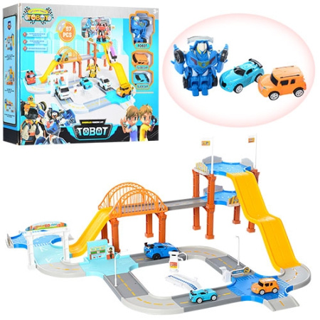 фото Детский автотрек TOBOT TB-1869 трансформер заправка
