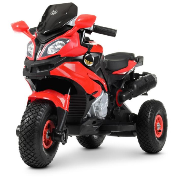 Мотоцикл для детей Bambi M 4188AL-3 на надувных колесах (красный)