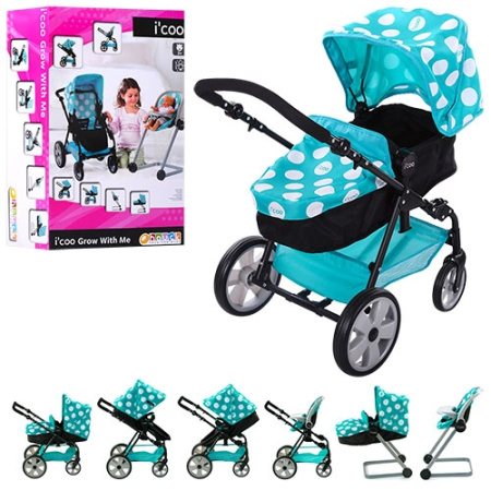 фото Коляска-трансформер для куклы 5в1 HAUCK D-88845 стул для кормления корзина