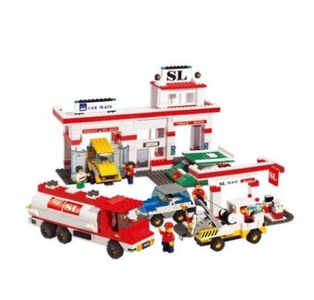фото Сюжетно-ролевой конструктор SLUBAN M 38-B2900 АВТОСЕРВИС "Городская серия" 727дет.