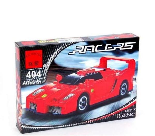 Детский игровой конструктор Brick 474046 / 404 "Спортивная машина" (148 дет.)