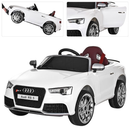 фото Детский электромобиль Audi M 3468EBLR-1 колеса EVA (белый) фото Детский электромобиль Audi M 3468EBLR-1 колеса EVA (белый)