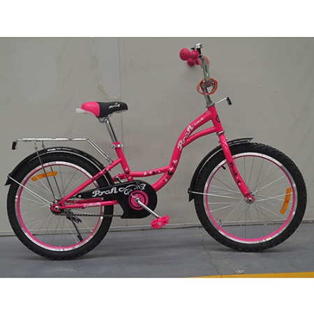 фото Детский двухколесный велосипед 18 дюймов Profi G1823 Butterfly (малиновый)