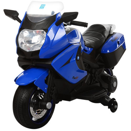 фото Детский двухколесный элкторомотоцикл М 3208EL-4 с боковыми колесиками (синий) фото Детский двухколесный элкторомотоцикл М 3208EL-4 с боковыми колесиками (синий)