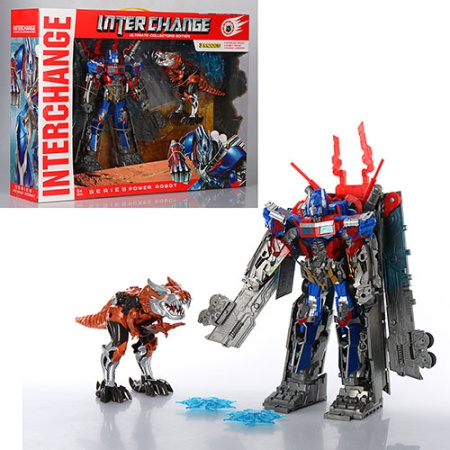 фото Набор трансформеров 4099 робот-машинка динозавр-робот (30см 19см)