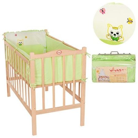 фото Защита для кроватки Vivast М V-612-70148-04 (4 детали, салатовая)