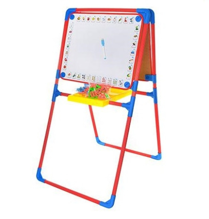 фото Детский обучающий мольберт 568 2в1