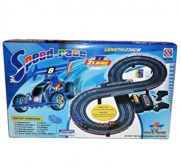 Автотрек Speed race 02981, длина трассы 239см.