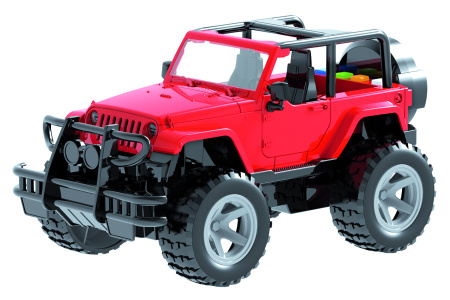 фото Машинка инерционная 1:16 Wenyi Джип со звуком и светом