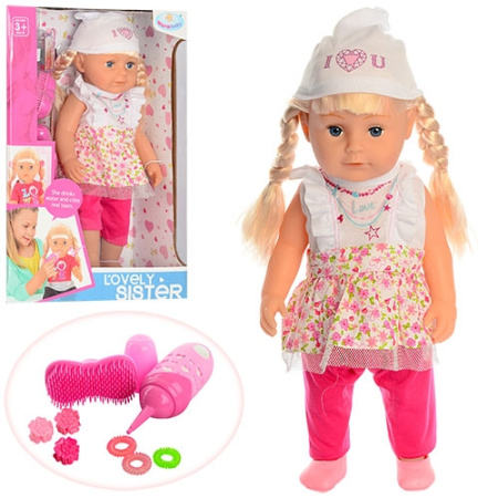 фото Функциональная кукла WZJ015-1 с аксессуарами (42см)