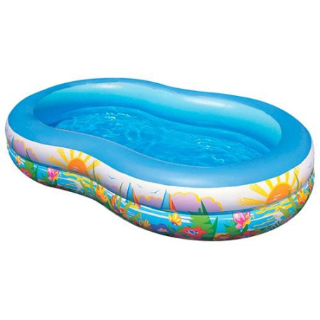 фото Детский бассейн Intex 56490 овальный (262-160-46 см)