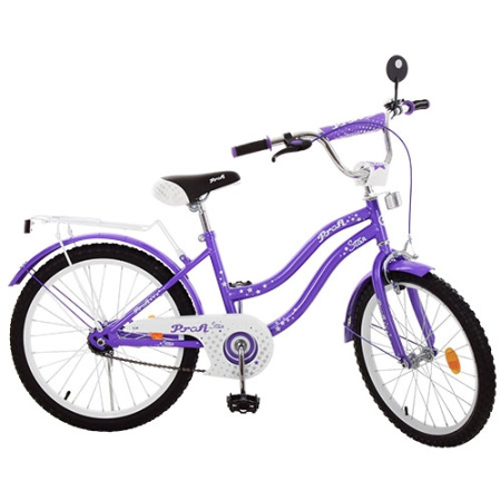 фото Велосипед детский Prof1 20 дюймов L2093 Star (фиолетовый)