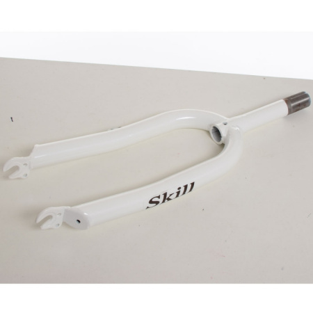 фото Вилка для велосипеда 20 дюймов FORK-20W стальная (белая)