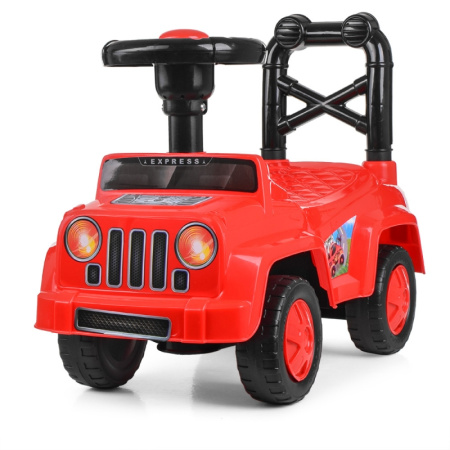 фото Детский джип толокар Q10-3 звук и пищалка (красный)