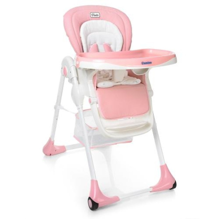 фото Детский стульчик для кормления El Camino ME 1001-8 PUNTO кожа (розовый)