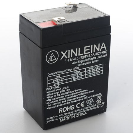 фото Батарея M 3256-6V-4,5AHU для электромобиля M 2788 M 3175 3181 M 3213 M 3256 3257 M 3402 3403 M 3446 3447