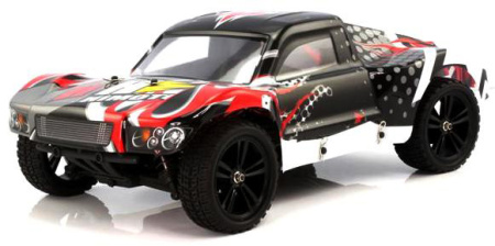 фото Радиоуправляемая модель раллийного шорт-корса 1:10 Himoto Spatha E10SC Brushed (черный)