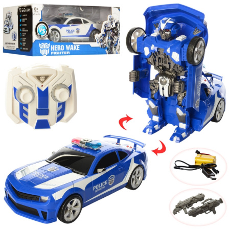 фото Трансформер на пульте управления 28170 машина-робот полиция (31см)