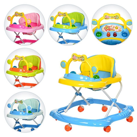 фото Ходунки музыкальные, регулируемые 341 (5 цветов)