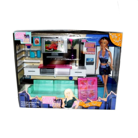 фото Мебель ГЛ 1101 для гостиной с куклой