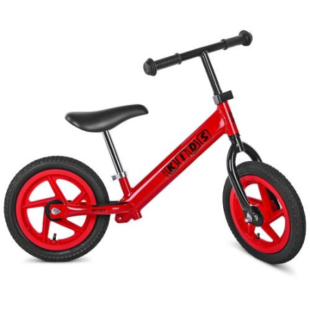 фото Беговел для детей 12 дюймов PROF1 KIDS M 3440A-3 резиновые колеса (красный)