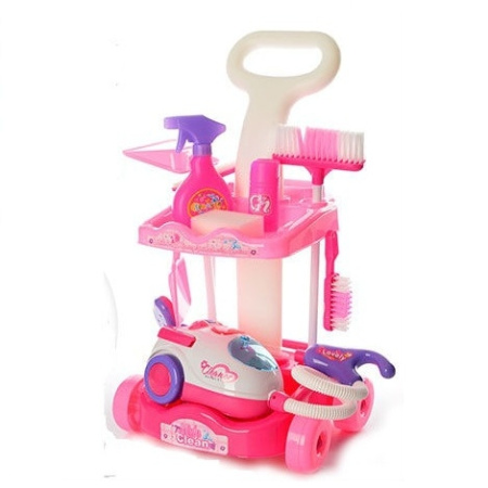 фото Набор для уборки с тележкой и пылесосом 5791