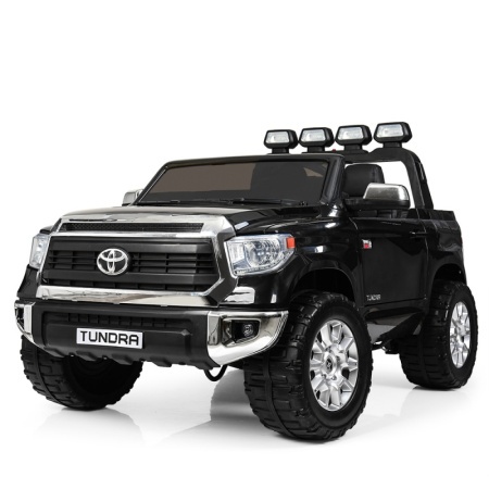 фото Детский электромобиль внедорожник Toyota Tundra JJ2255EBLR-2 кожаное сиденье (черный) фото Детский электромобиль внедорожник Toyota Tundra JJ2255EBLR-2 кожаное сиденье (черный)