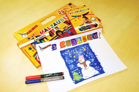 фото Волшебные фломастеры меняющие цвет MALINOS Malzauber 12 (10+2) шт