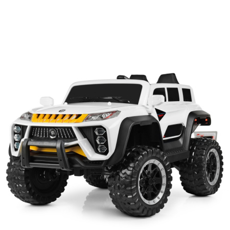 фото Джип-внедорожник для детей Bambi M 4138EBLR-1 полный привод (белый)
