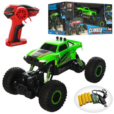 фото Джип на радиоуправлении 8897-183B резиновые колеса 4х4 амортизаторы (26см)