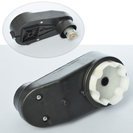 фото Редуктор в сборе с мотором 6V RPM6500 M 3912-GEAR BOX для мотоцикла M 3912