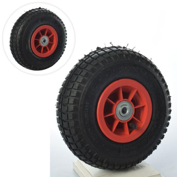 Колесо резиновое M 3626-3 AIR WHEEL для карта M 3626 (красное)