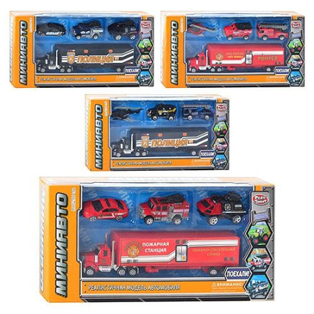 фото Набор спецтехники PlaySmart 6386-3-4