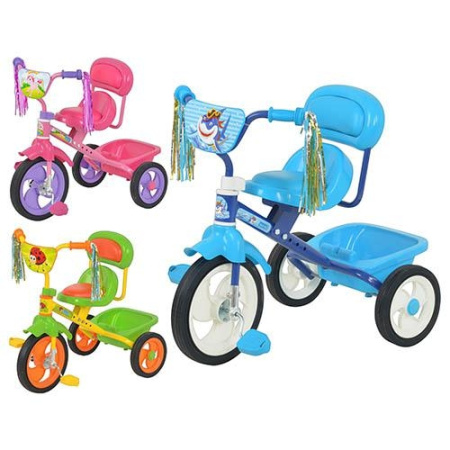 фото Детский трехколесный велосипед M 1659 с корзиной