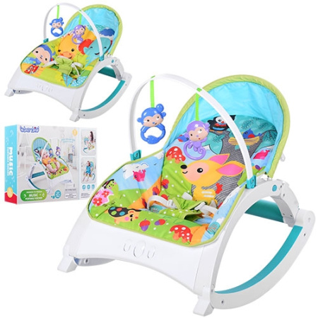 фото Кресло-качалка для детей BAMBI M 3496 подвески звуки природы