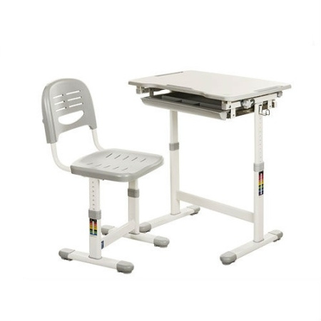 фото Парта для детей Bambi B 203-3 растишка (серая)