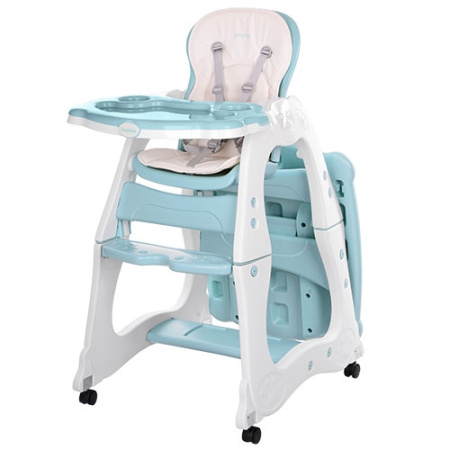 фото Детский стульчик для кормления M 2429-12 PRISMA трансформер (голубой)