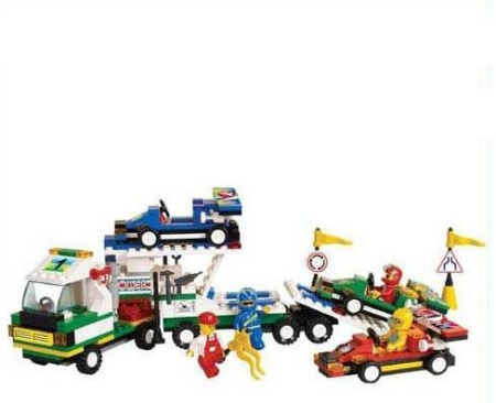 фото Игровой конструктор SLUBAN 720901 / M38 B 5200 "Трейлер", Формула 1, (428 деталей)